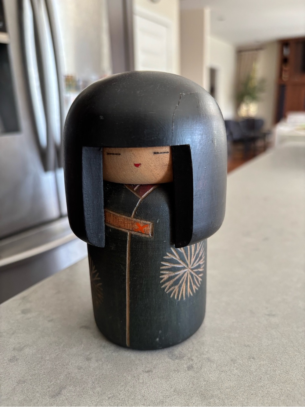 Japan Kokeshi Doll - Repaired